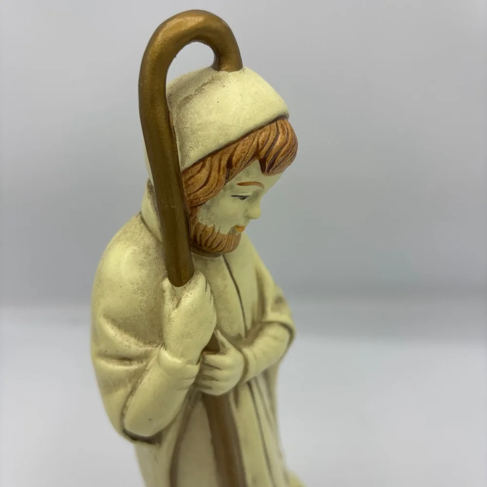 Vintage Lund’s Lites Nativity Joseph Figurine Statue Made in Korea Auburn WA